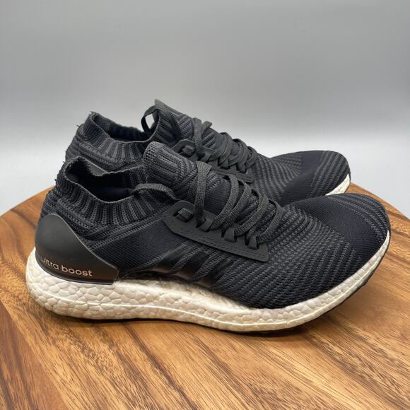 Adidas UltraBoost X Shoes Womens Size 10 Black Running Comfort Walking Sneakers - Picture 1 of 8